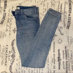 Free people light wash skinny jeans